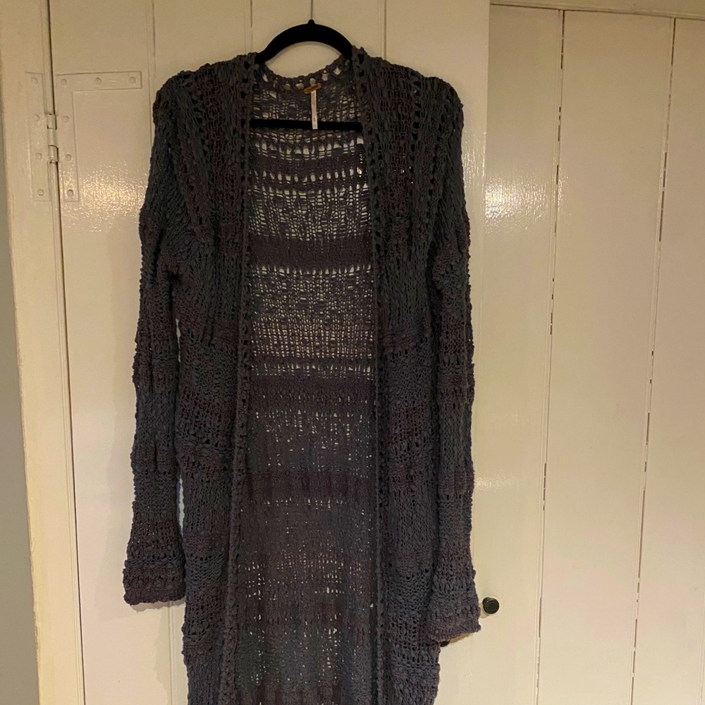 Free people open knit sweater 🍁